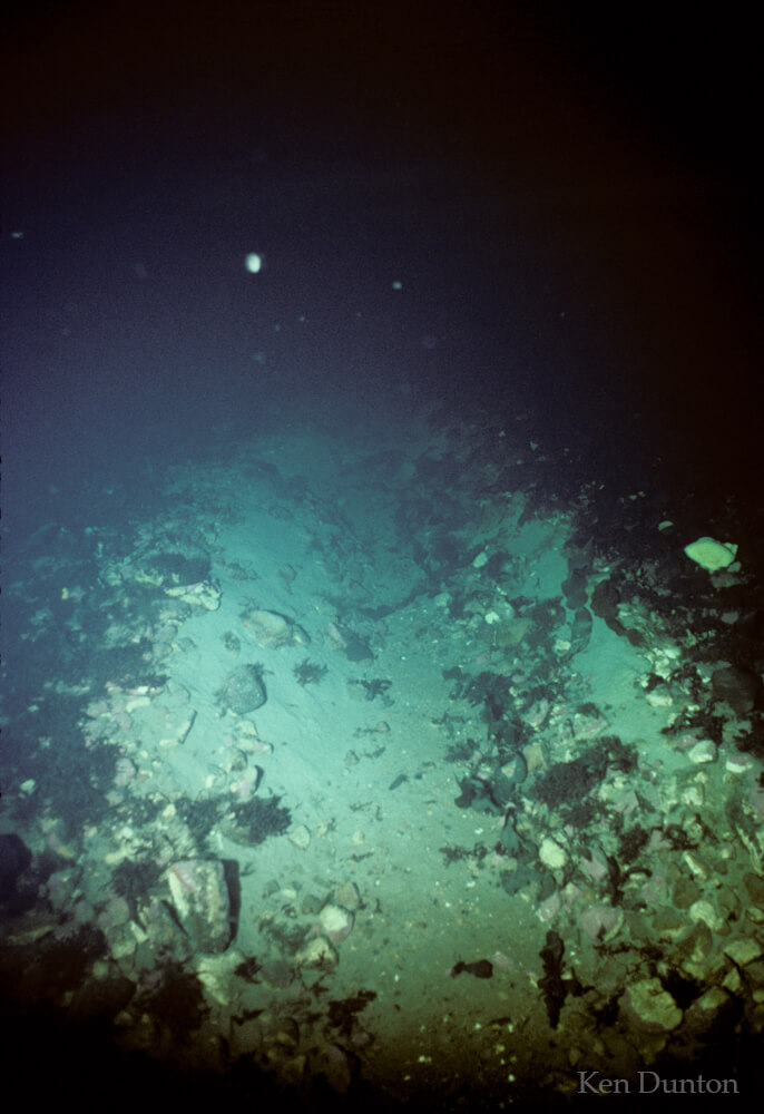 Scour from ice dragging across the seafloor